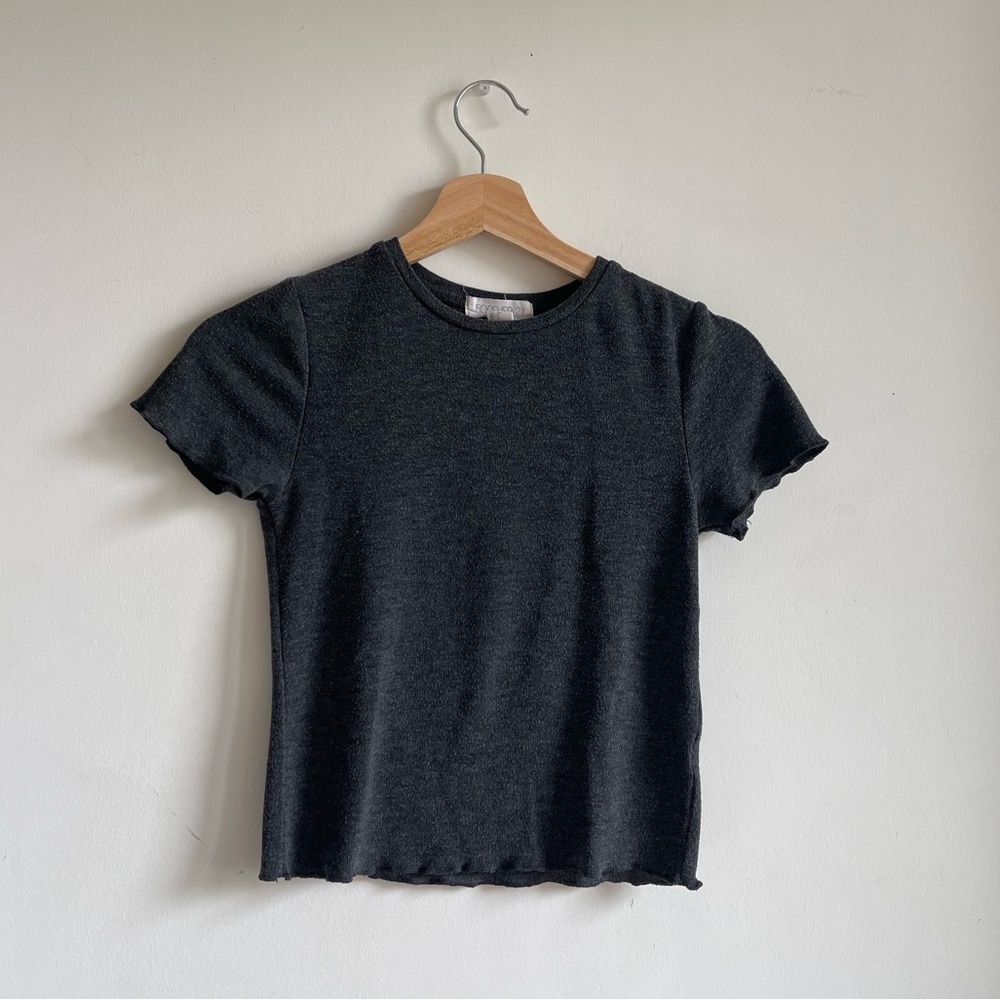 Grey Baby Tee